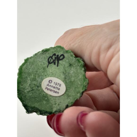 Wee Forest Folk "Chris-Miss" M-032 1978 AP Mouse Wreath Base Red Stock Retired - Picture 7 of 9